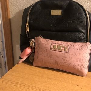 Juicy Couture Book bag and Wallet